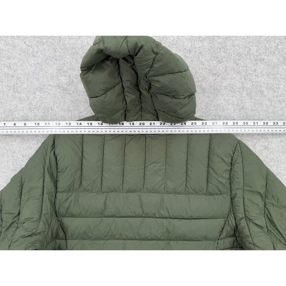 NWT Lands' End Packable Long Puffer Parka Jacket Olive Green Size LARGE - Picture 13 of 15